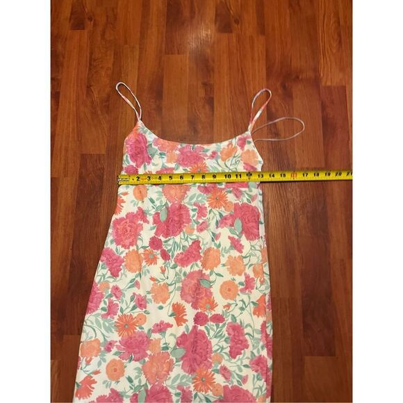 NWT. Wayf Pink Floral Camisole Slipdress Dress size Small - Picture 12 of 13